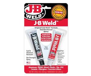 J-B Weld 8265S saldatura a freddo epossidico rinforzato in acciaio con indurente, 57 g