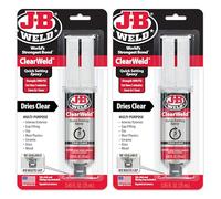 J-B Weld ClearWeld Siringa 25 ml - Confezione da 2