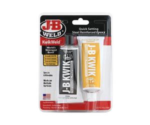 J-B Weld KwikWeld Colla Epossidica 2 X 148Ml Set 6 Minuti Grigio Scuro JBW8271UK