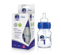 J Bimbi BFree 0m+ 2 Succhietti Trasparente/azzurro