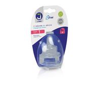 J BIMBI - Bfree Tettarelle in Silicone per Classic e Super Glass - 2pz, Livello 1