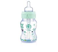J Bimbi Biberon Neonato Anti Otite e Anti Colica - 160 ml 0+ - Verde Acqua
