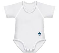 J Bimbi Body 0-36 mesi a taglia unica in cotone biologico 4Season - Bianco