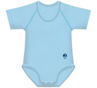 J Bimbi Body 0-36 mesi a taglia unica in cotone biologico in caldo cotone Warm - Azzurro