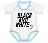 J Bimbi BODY 0-36M JUVE BLACK AND WHITE AZZURRO