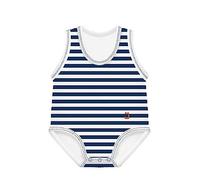 J Bimbi Body Neonato Estivo Righe 0-36 Mesi (Blu Navy)