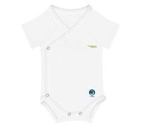 J Bimbi Body prematuri My Hero da 44 a 62cm in cotone biologico - Bianco