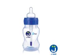 J BIMBI - Classic Biberon antiotite e coliche in PP, 160 ml