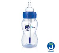 J BIMBI - Classic Biberon antiotite e coliche in PP, 260 ml