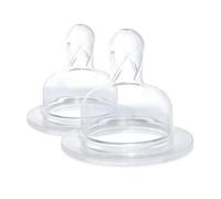 J Bimbi Tettarella Livello 3 Flusso Veloce dai 6 Mesi in Silicone, 2 Pezzi