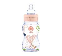 J Bimbi Biberon Neonato Anti Otite e Anti Colica - 260 ml 0+ - Trendy Pesca
