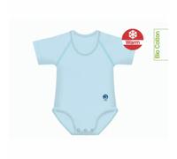 J Bimbi Warm Body Caldo Cotone Neonato 0-36 Mesi colore Azzurro, 1 body