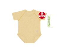 J Bimbi Warm - Melange Body Neonato 0-36 Mesi Giallo, 1 body