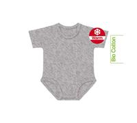 J Bimbi Warm - Melange Body Neonato 0-36 Mesi Grigio, 1 body