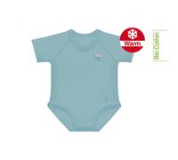 J Bimbi Warm Tribe - Eucalyptus Body Neonato 0-36 Mesi Azzurro, 1 body