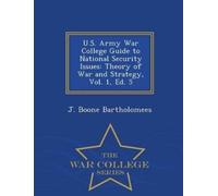 J Boone Bartholo U.S. Army War College Guide to National Security Is (Tascabile)
