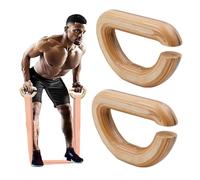 J Bryant Fasce di resistenza in legno resistenti, manici versatili per esercizi con impugnature antiscivolo per casa, palestra, pilates, allenamento della forza e allenamenti per tutto il corpo, 1