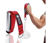 J Bryant Manico per esercizi di wrestling con impugnatura in metallo da 5,1 cm, per esercitare polsi e avambracci, tricipiti e corda per allenamento