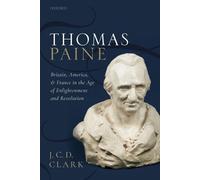 J. C. D. Clark Thomas Paine (Tascabile)