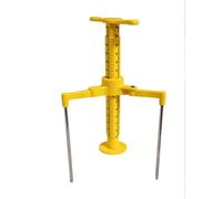 J&C TEC Treppiede di livellamento massetto per il controllo dell'altezza in malta liquida, display unico a tre lati, righello linea laser su asse - 20 EA