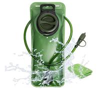 J.CARP Sacca di idratazione da 2 litri a prova di perdite, sacca d'acqua di ricambio per ciclismo, escursionismo, campeggio, caccia, corsa, verde