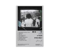 J. Cole - 4 Your Eyez Only, poster alla moda con copertina di album musicali, stampa artistica su tela, decorazione da parete, 30 x 45 cm, senza cornice, stile 1