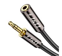 J&D 3,5 mm Prolunga Cavo, Oro-Placcato Copper Shell Robusto 3,5mm Maschio TRS a 3,5mm TRS Femmina Adattatore Audio Stereo Cavo per Headphones, Smartphone, Laptops, MP3, 4,5 Meter