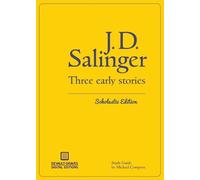 J D Salinger Three Early Stories (Scholastic Edition) (Tascabile)