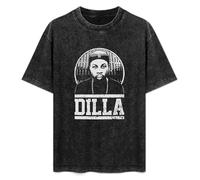 J Dilla Hip Hop Unisex Cotton Tee Shirt Men's Black T-Shirt L
