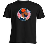 J Dilla Mens T Shirt Fit Casual Graphic Short Sleeve Tops Black 3XL