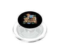 J è per Jaguar Zoo Animals Gita allo zoo Jungle Zoo Day PopSockets PopGrip per MagSafe