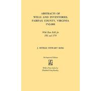 J. Estelle Stew Abstracts of Wills and Inventories, Fairfax County, (Tascabile)