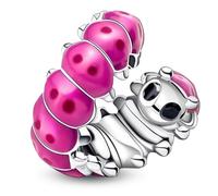 J.Fée 1 Pezzo Charms per Bracciali Ciondoli per Collane in 925 Argento Sterling, Ciondoli a Braccialetti, Adatto a Braccialetti e Collane, Ciondolo Millepiedi Arrotolato, Regalo Donna