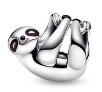 J.Fée 1 Pezzo Charms per Bracciali Ciondoli per Collane in 925 Argento Sterling, Ciondoli a Braccialetti, Adatto a Braccialetti e Collane, Ciondolo con Bradipo Argento, Regalo Donna