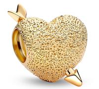 J.Fée 1 Pezzo Charms per Bracciali Ciondoli per Collane in 925 Argento Sterling, Ciondoli a Braccialetti, Adatto a Braccialetti e Collane, Ciondolo Freccia Cuore, Regalo Donna