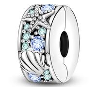 J.Fée 1 Pezzo Charms per Bracciali Ciondoli per Collane in 925 Argento Sterling, Ciondoli a Braccialetti, Adatto a Braccialetti e Collane, Clip Ciondolo Creature Dell’oceano, Regalo Donna