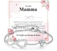 J.Fée Bracciale Infinito Bracciale Donna Argento 925 Bracciali Donna Argento Regalo Gioielli Regalo Per Lei Regali Per Lei,60