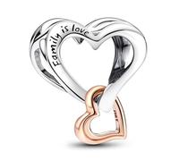 J.Fée Charm Cuore Ciondoli Ciondolo Ciondoli Originale Charm Originali Compatibili Bracciale Collana, Regalo Donna Regalo Festa Della Mamma