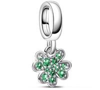 J.Fée Charm Cuore Ciondoli Ciondolo Portafortuna Ciondoli Originale Charm Originali Compatibili Bracciale Collana, Regalo Donna Regalo Festa Della Mamma