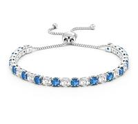 J.Fée Regali Per Lei Regalo Donna, Tennis Bracciale Donna Argento 925 Bracciale Argento 925 Bracciali Tennis Gioielli Regalo Per Lei,04