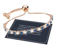 J.Fée Regalo Donna, Bracciale Donna Argento 925 Bracciale Tennis Bracciali Argento 925 Gioielli Regali Per Lei Regalo Mamma,4MM
