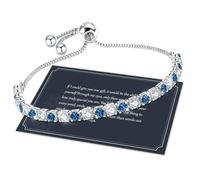 J.Fée Regalo per Lei Regalo Donna, Bracciale Donna Argento 925 con 5A Sparkle Zircone Bracciale Tennis Bracciali Argento Bracciali Donna Argento Gioielli Donna Regali Donna per Mamma Lei