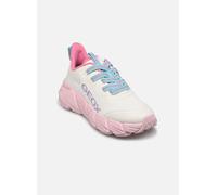 Geox J FLEXYPER Fast Girl, Scarpe da Ginnastica, White/Pink, 36 EU