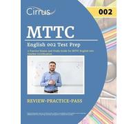 J G Cox MTTC English 002 Test Prep (Tascabile)