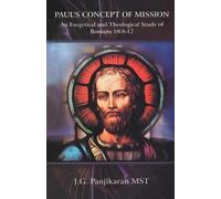 J G Mst Panjikaran Paul's Concept of Mission (Tascabile)