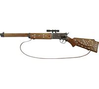 J.G.Schrödel, Fucile da Caccia Giocattolo, Modello Antico, a Forma di Winnetou, Attrezzatura Ideale per Cowboy e sceriffi, per Munizioni a 12 Colpi