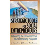 J. Gregory Dees Jed Emerson Pe Strategic Tools for Social En (Copertina rigida)