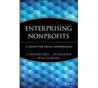 J. Gregory Dees Jed Emerson Peter Econo Enterprising Nonprofi (Copertina rigida)