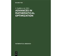 J. Guddat et al. Advances in Mathematical Optimization (Copertina rigida)
