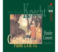 J.H. Knecht CANTATAS PSALMS 1,6 & 10 (CD)